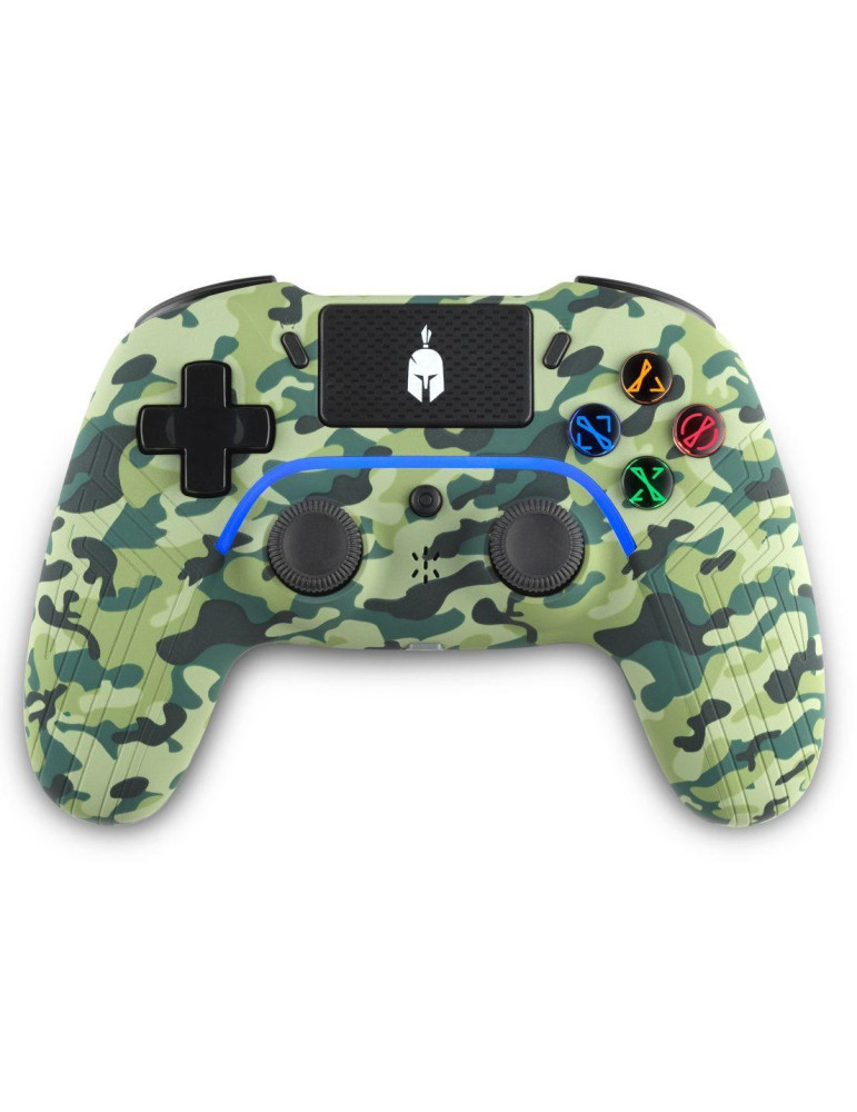 Безжичен геймпад  Spartan Gear Aspis 4, за PC и PS4, Green Camo - EDM-085397