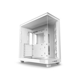 Кутия за компютър NZXT H6 Flow Matte White - Middle Tower - CC-H61FW-01