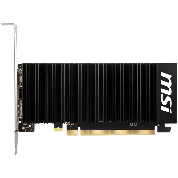 Видео карта MSI GeForce GT 1030 4GHD4 LP OC, 4GB DDR4, 64-bit, 2100MHz Memory Speed, 1430MHz Boost, 384 CUDA Cores, 1x DisplayPort 1.4a, HDMI 2.1, 300W Recommended PSU, 3Y - GT_1030_4GHD4_LP_OC