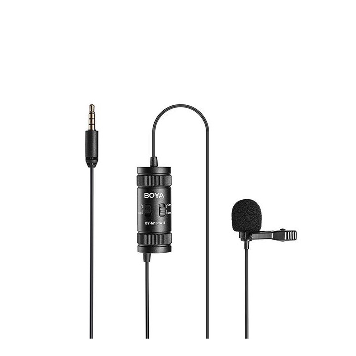 Микрофон брошка BOYA BY-M1 PRO II, 3.5mm жак