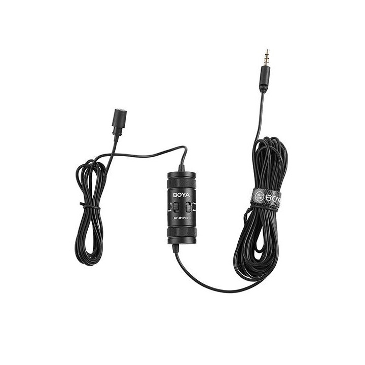 Микрофон брошка BOYA BY-M1 PRO II, 3.5mm жак