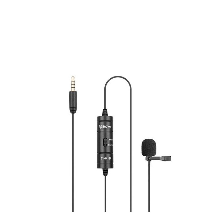 Микрофон брошка BOYA BY-M1S, 3.5mm жак