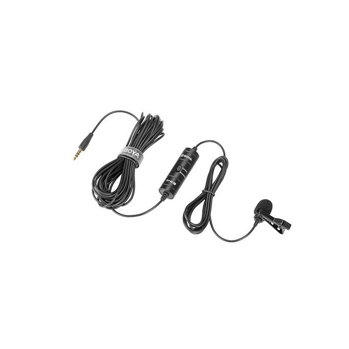 Микрофон брошка BOYA BY-M1S, 3.5mm жак