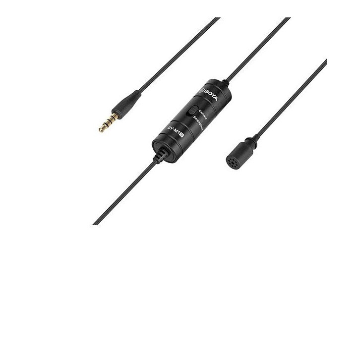 Микрофон брошка BOYA BY-M1S, 3.5mm жак