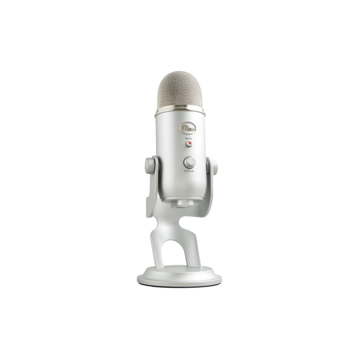 Настолен микрофон Logitech Blue YETI - Silver - 988-000238
