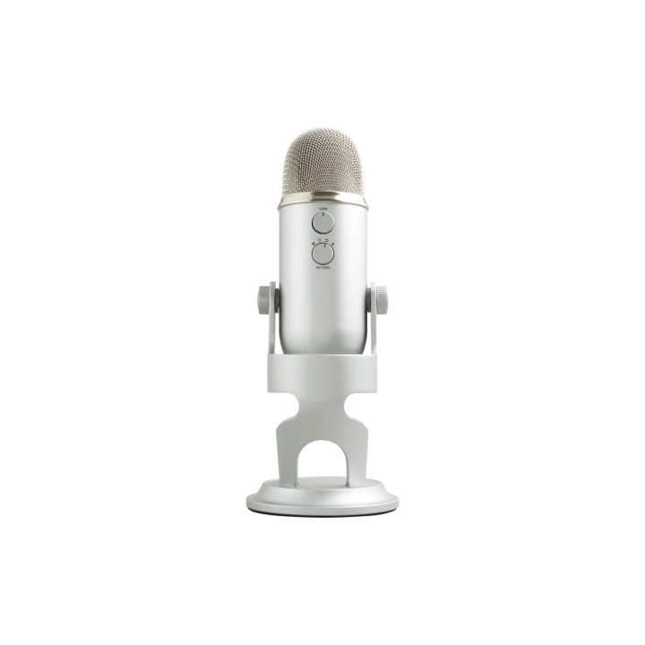 Настолен микрофон Logitech Blue YETI - Silver - 988-000238