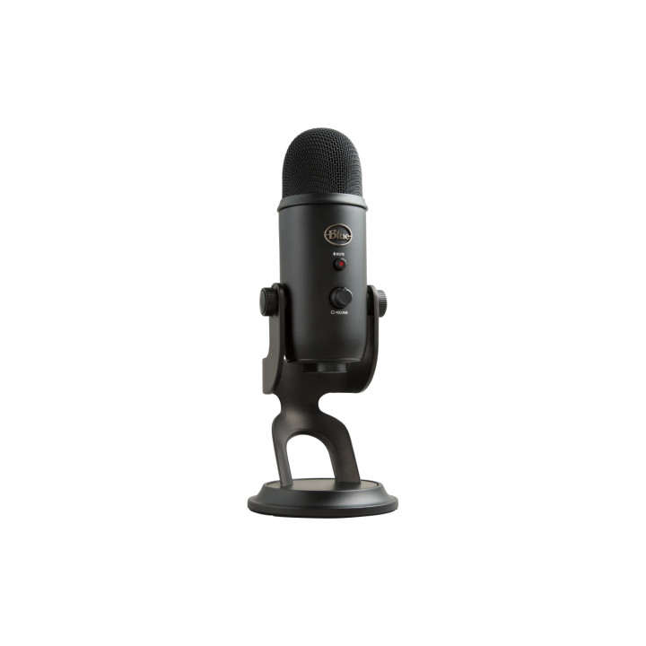 Настолен микрофон Logitech Blue YETI - Blackout - 988-000229
