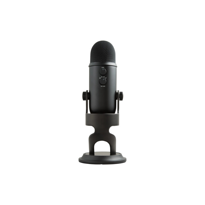 Настолен микрофон Logitech Blue YETI - Blackout - 988-000229