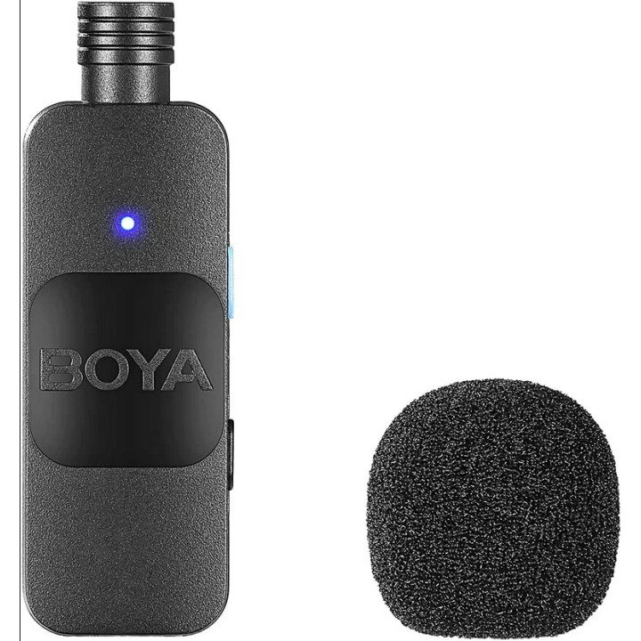 Безжична микрофонна система с ревер BOYA BY-V10, USB-C