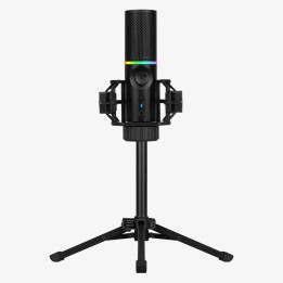 Настолен микрофон Streamplify MIC RGB, USB-A, стойка трипод - GAPL-1216