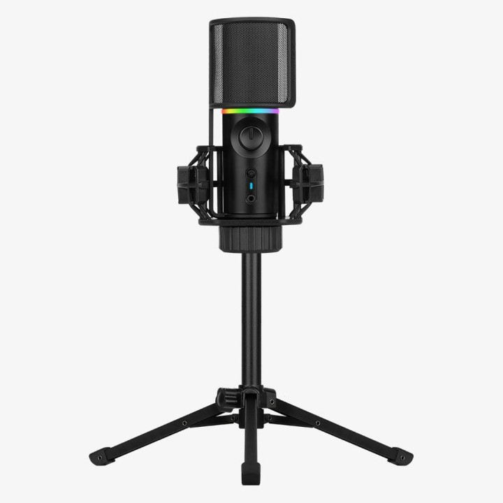 Настолен микрофон Streamplify MIC RGB, USB-A, стойка трипод - GAPL-1216