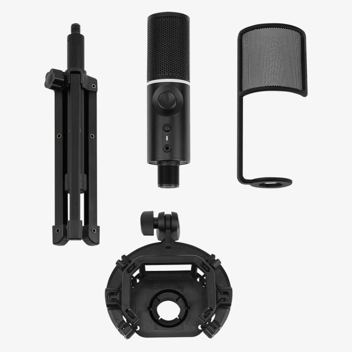Настолен микрофон Streamplify MIC RGB, USB-A, стойка трипод - GAPL-1216