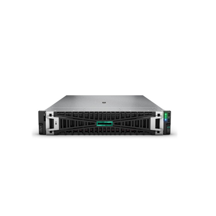 Сървър HPE DL380 G11, Intel Xeon-S 4510, 2x 32GB RAM, 8SFF, MR408i-o, 2x960GB SSD, 2x1000W PS EMEA Server - P71674-425