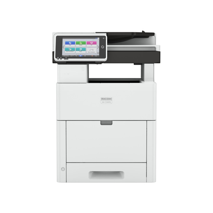 Цветно мултифункционално устройство Ricoh 4 в 1  IM C530FB, A4, 53 стр/мин, SPDF 100стр. - RICOH-MFC-IM-C530FB
