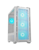 Кутия за компютър Cougar Case MX600 RGB White, Full Tower, Mini ITX/Micro ATX / ATX / CEB / E-ATX, Type-C, 120mm ARGB fan, Tempered glass - CG3857C900002