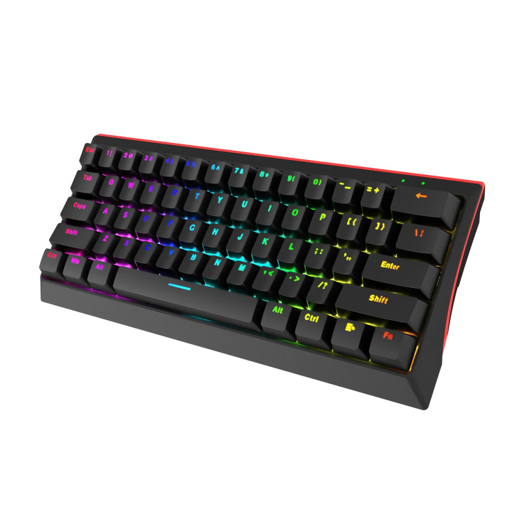 Механична геймърска клавиатура Marvo Hecate 61B KG962G, 61 keys TKL, BLUE switches - MARVO-KG962G-B
