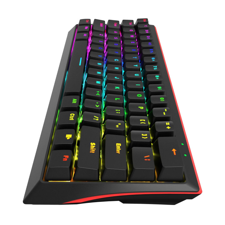 Механична геймърска клавиатура Marvo Hecate 61B KG962G, 61 keys TKL, BLUE switches - MARVO-KG962G-B