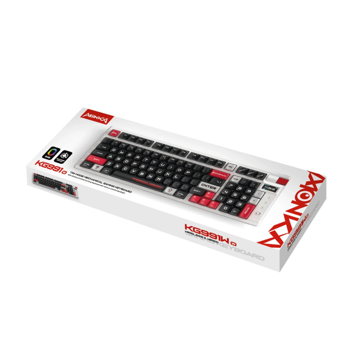 Безжична механична геймърска клавиатура Marvo Monka Storm KG991W, Bluetooth 5.0, 97 keys - MARVO-KG991W