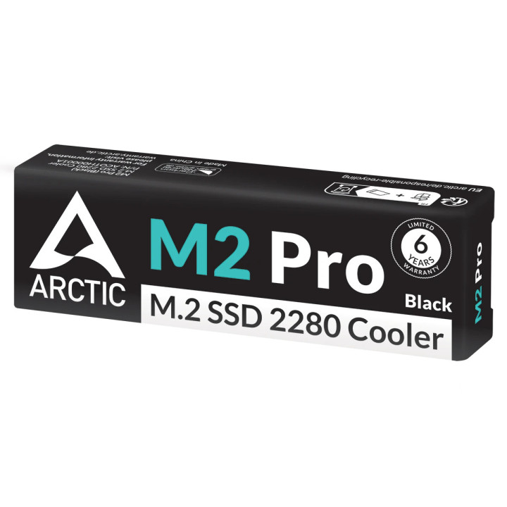 Охладител за SSD Arctic M2 Pro (Black), M.2 2280 - ACOTH00001A