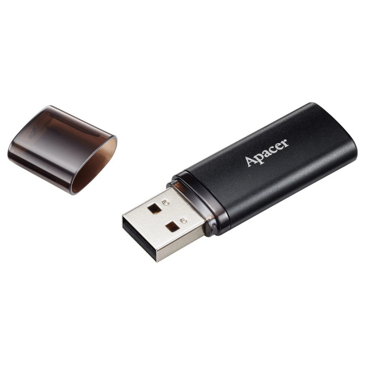 Флаш памет Apacer 64GB AH25B  USB 3.2 Gen 1, Black - AP64GAH25BB-1