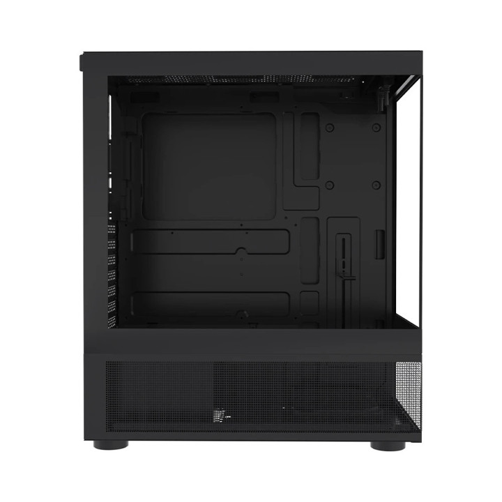 Кутия за компютър 1stPlayer MIKU Mi7-A Black, ATX, Включени обърнати вентилатори - Mi7-A-BK-2F1R-1F1