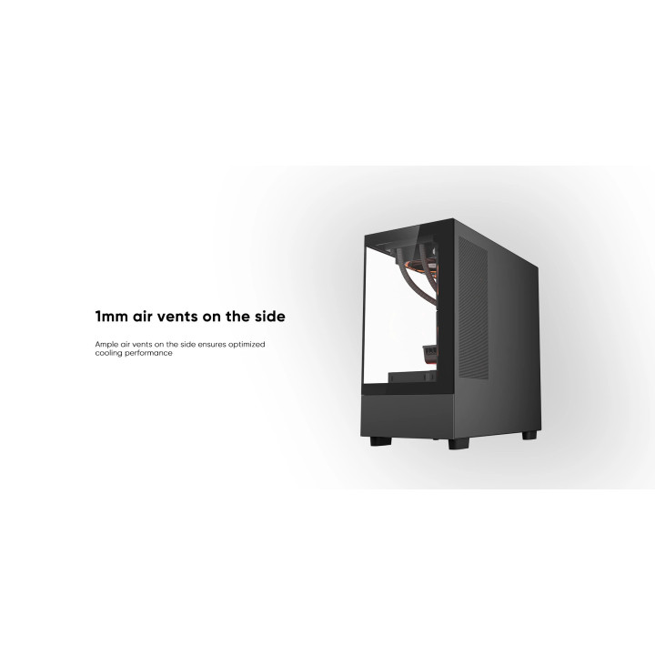 Кутия за компютър 1stPlayer MIKU Mi5 Black, mATX - Mi5-BK