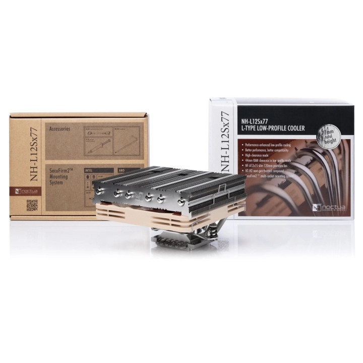 Охладител за процесор Noctua NH-L12Sx77 Low Profile - LGA1851/AM5 - NH-L12Sx77