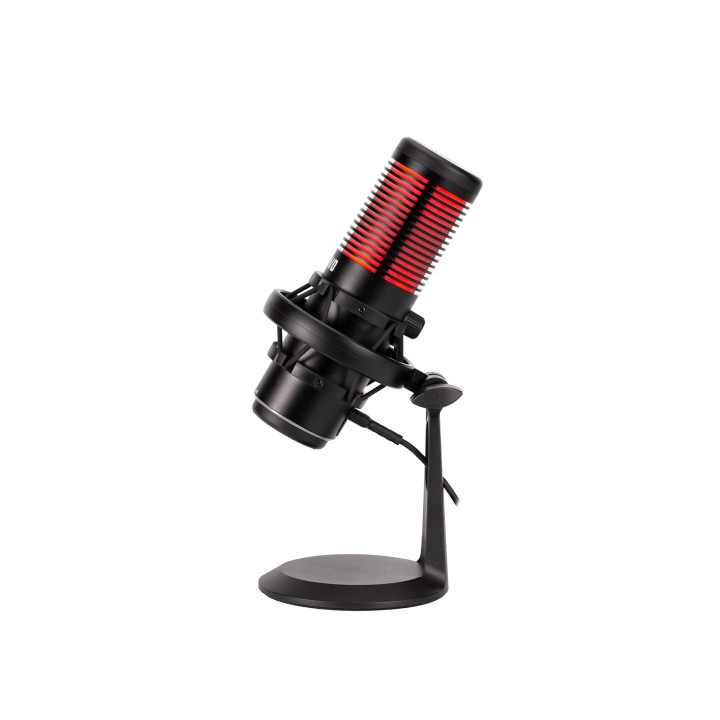 Геймърски микрофон Marvo MIC-07, Black 60 Black, USB, RGB - MARVO-MIC-07