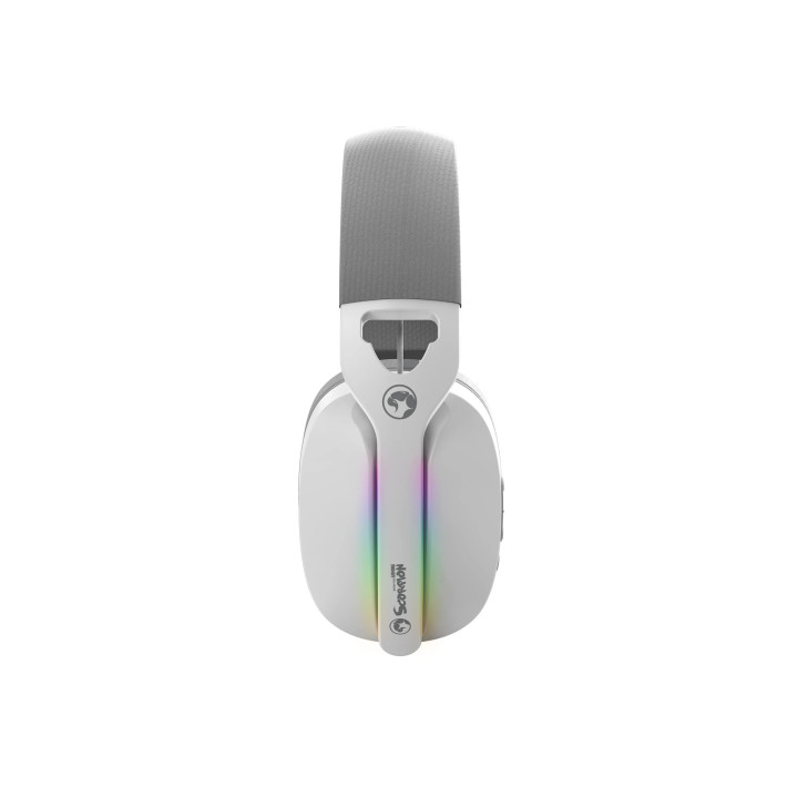 Безжични Bluetooth геймърски слушалки Marvo Pulz 70W WHITE, Bluetooth, 2.4G - MARVO-HG9086W-WH