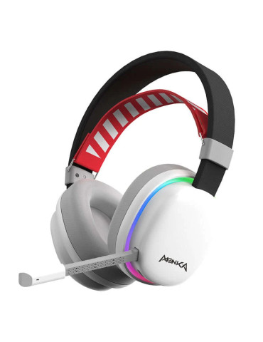 Безжични Bluetooth геймърски слушалки Marvo Monka Echo HG9069W, Bluetooth, 2.4G - MARVO-HG9069W