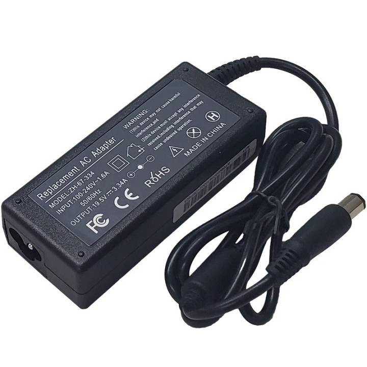 Зарядно за лаптоп заместител Makki DELL, 19.5V 3.34A 65W 7.4x5.0mm Octagon Rhombus - MAKKI-NA-DL-74