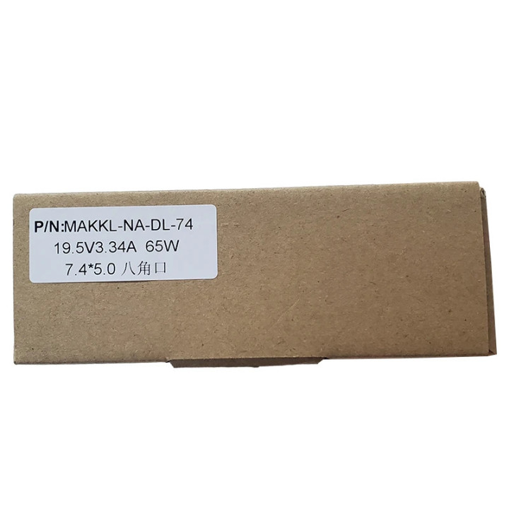 Зарядно за лаптоп заместител Makki DELL, 19.5V 3.34A 65W 7.4x5.0mm Octagon Rhombus - MAKKI-NA-DL-74