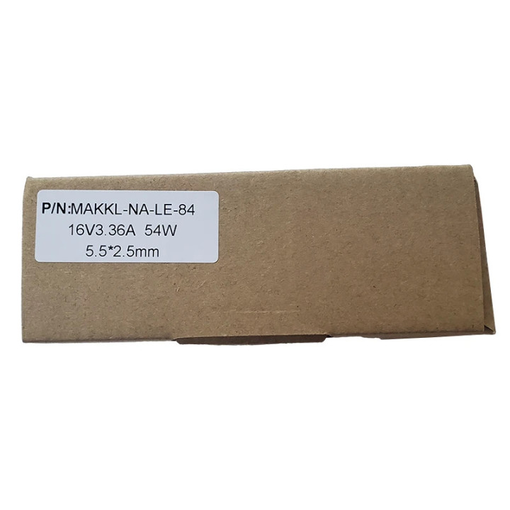 Зарядно за лаптоп заместител Makki Lenovo, 16V 3.36A 54W 5.5x2.5mm - MAKKI-NA-LE-84