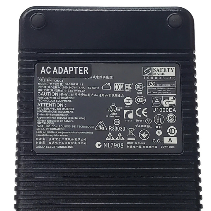 Зарядно за лаптоп заместител Makki DELL, 19.5V 16.9A 330W 7.4x5.0mm - MAKKI-NA-DL-80