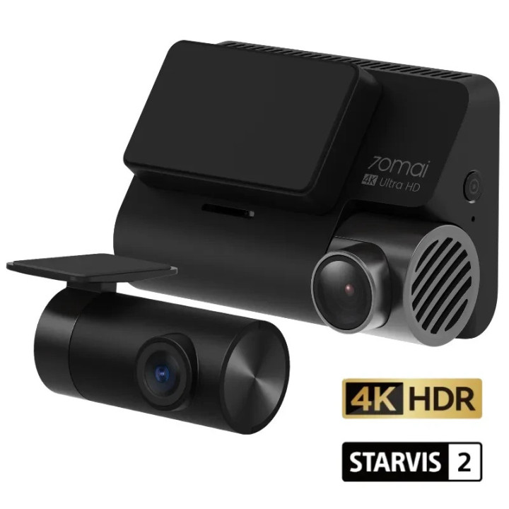 Видео регистратор 70mai Dash Cam 4K HDR Set A810-2, Rear Cam included - 70MAI-A810-2