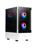 Кутия за компютър Gamdias TALOS E3 White,  ATX, aRGB, Tempered Glass - GAMDIAS-TALOS-E3-WH