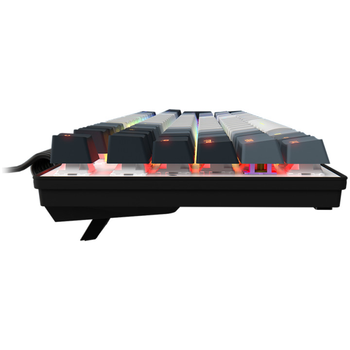 Механична геймърска клавиатура LORGAR Azar 514, RGB backlight, white, EN layout - LRG-GK514W-US