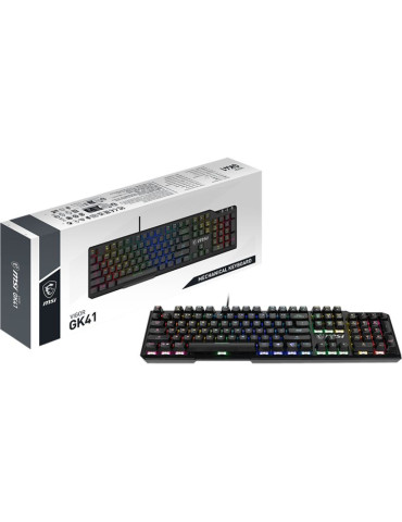 Геймърска клавиатура MSI VIGOR GK41 LR US, Black