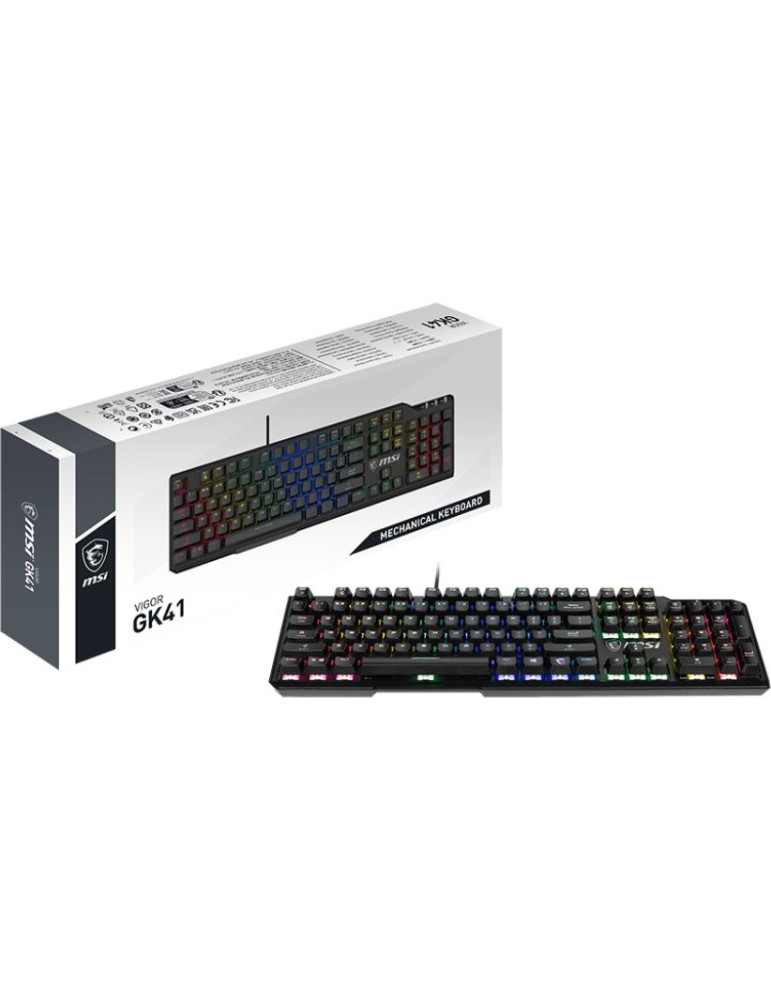 Геймърска клавиатура MSI VIGOR GK41 LR US, Black