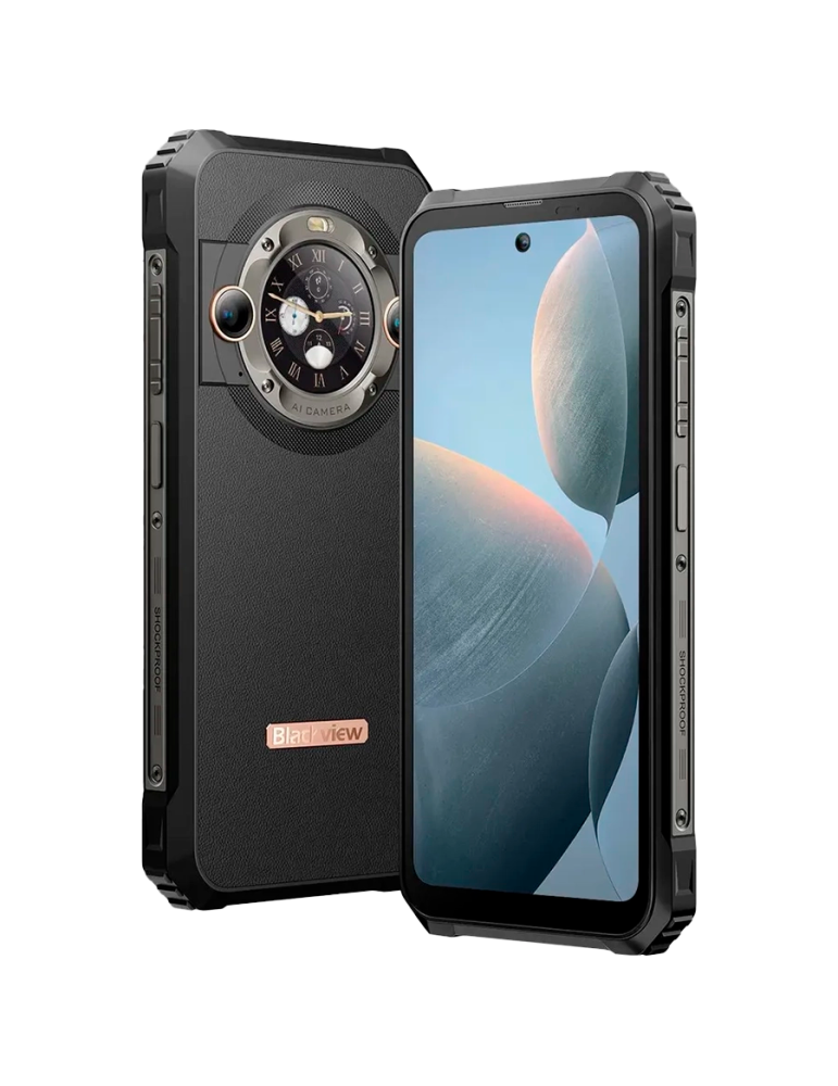 Смартфон Blackview BL9000 12GB/512GB, 6.78" 2.4K FHD  1080x2460 120Hz, Octa-core, 50MP Front/13MP 50MP Back Camera, Battery 8800mAh, Type-C, Android 13, Dual SIM, SD card slot, Black - BVBL9000-B