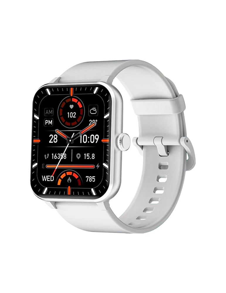 Смарт часовник Blackview R50, 1.85" TFT HD, 350mAh Battery, 24-hour SpO2 Detection   Heart Rate Monitoring, Calls and SMS notification, Grey - BVR50-G