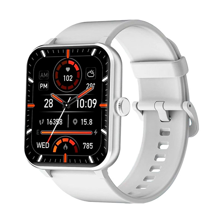 Смарт часовник Blackview R50, 1.85" TFT HD, 350mAh Battery, 24-hour SpO2 Detection   Heart Rate Monitoring, Calls and SMS notification, Grey - BVR50-G