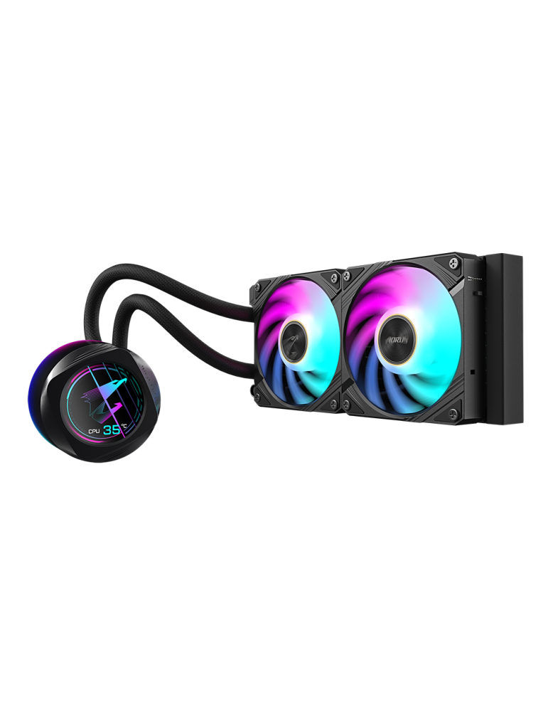 Водно охлаждане за процесор Gigabyte AORUS WATERFORCE X II 240 Black - GP-AORUS WATERFORCE XII 240