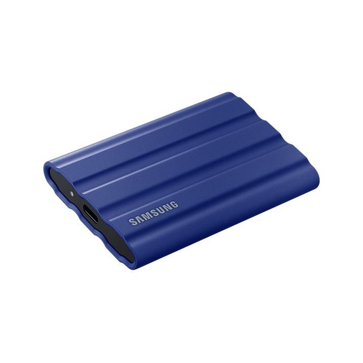 Външен SSD диск Samsung 2TB T7 Shield, USB-C, Син - DGSAMZGT20T7SHE