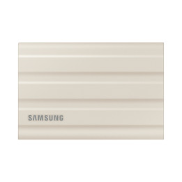 Външен SSD диск Samsung 2TB T7 Shield, USB-C, Бежов - DGSAMZGT20T7SHG