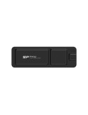 Външен SSD диск Silicon Power 512GB PX10 Black, USB-C 3.2 Gen2 - SP512GBPSDPX10CK