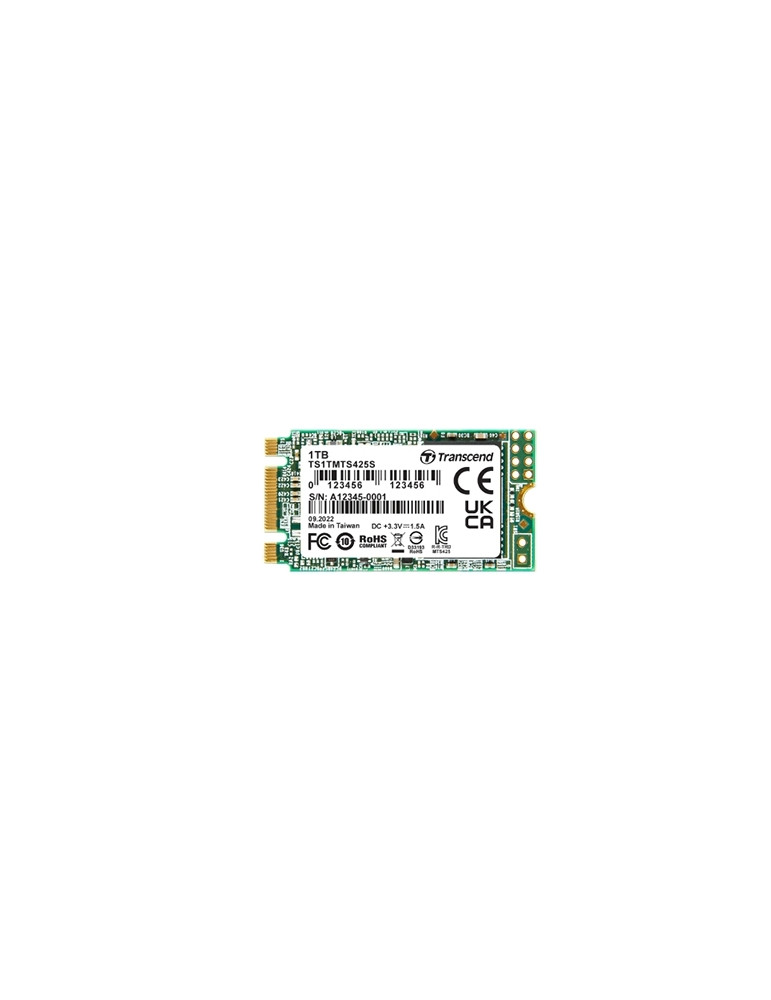 SSD диск Transcend 1TB, M.2 2242 SSD, SATA3 B M Key, TLC - TS1TMTS425S