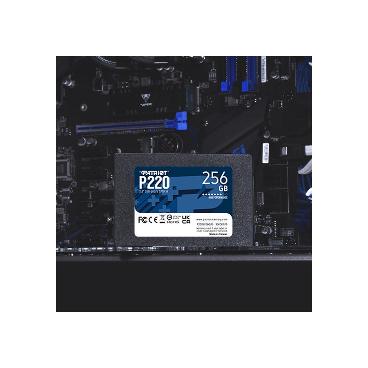 SSD диск Patriot 256GB P220 SATA3, 2.5" - P220S256G25