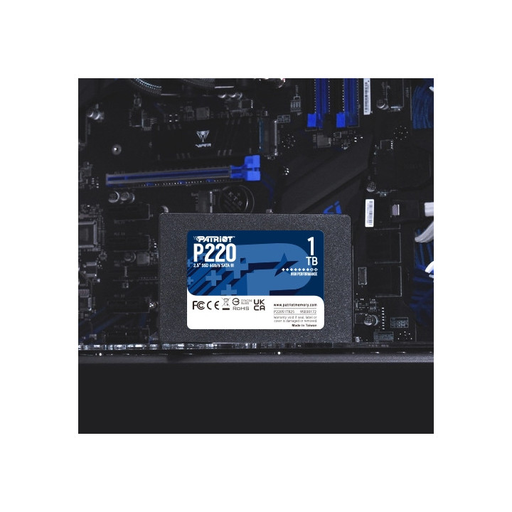 SSD диск Patriot 1TB P220 SATA3, 2.5" - P220S1TB25