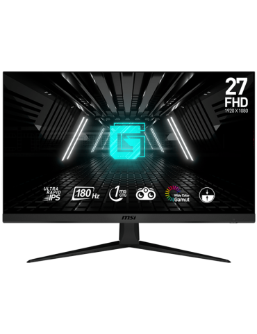 Монитор MSI G2712F, 27" 180Hz, FHD (1920x1080) 16:9, Ultra Rapid IPS AG, 1ms, 300nits, Adaptive Sync, DP, HDMI - 9S6-3CD61T-001